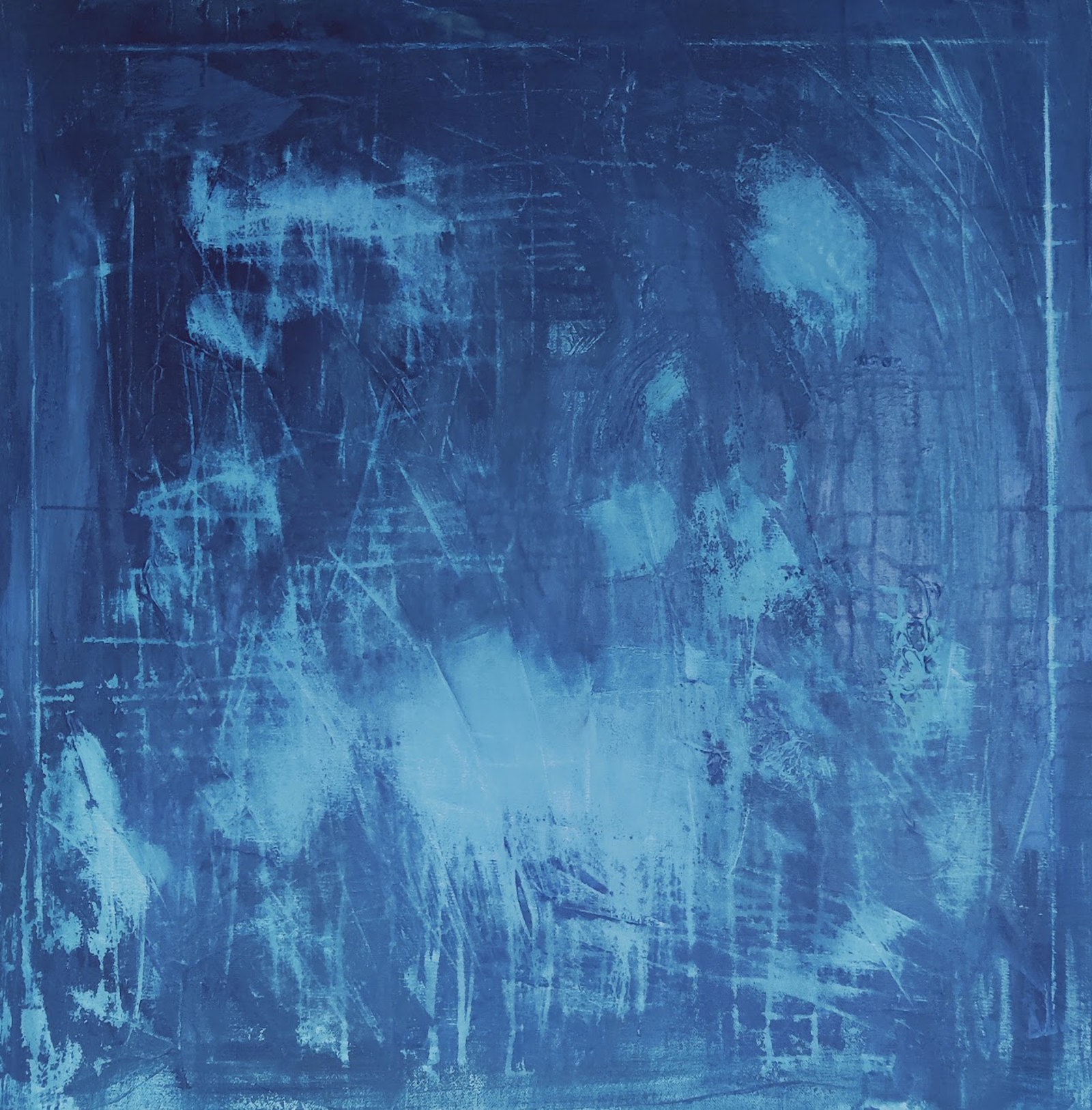 Blå kvadrat - billede 3