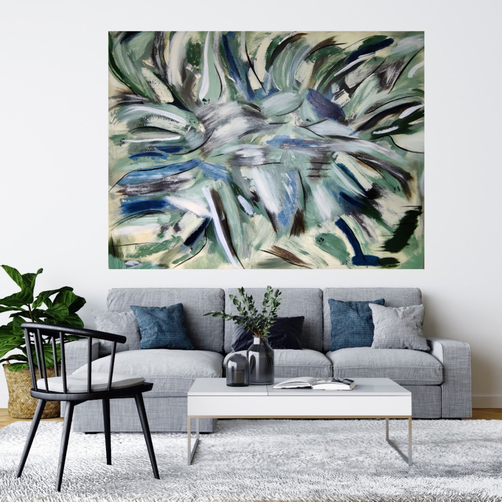 Her er alle de malerier der har fået nye hjem. - billede 2