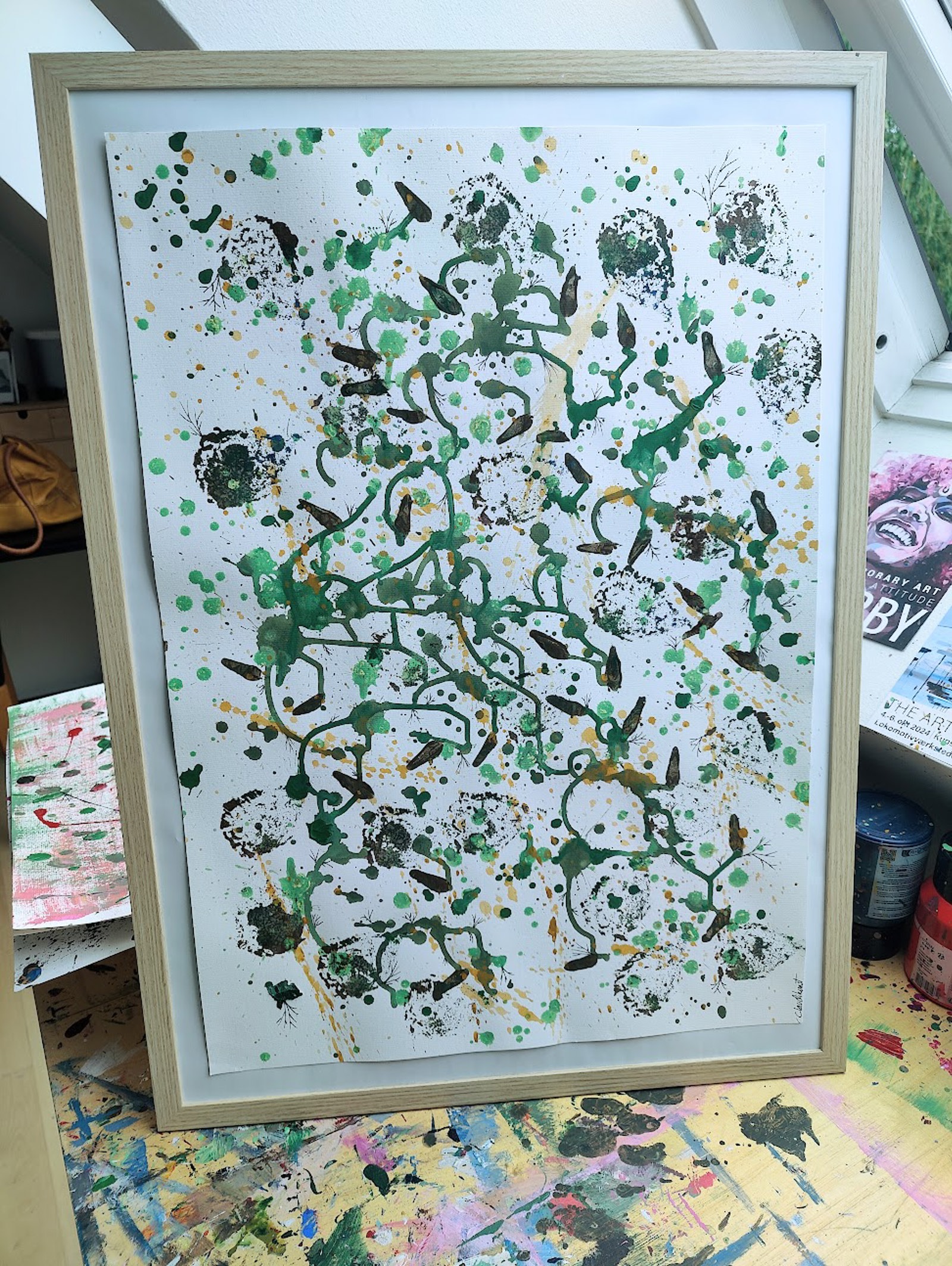 Kunst på mindre lærreder og kunstpapir - billede 3