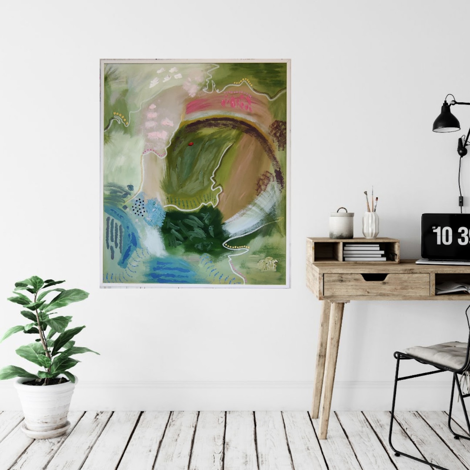 Her er alle de malerier der har fået nye hjem. - billede 3