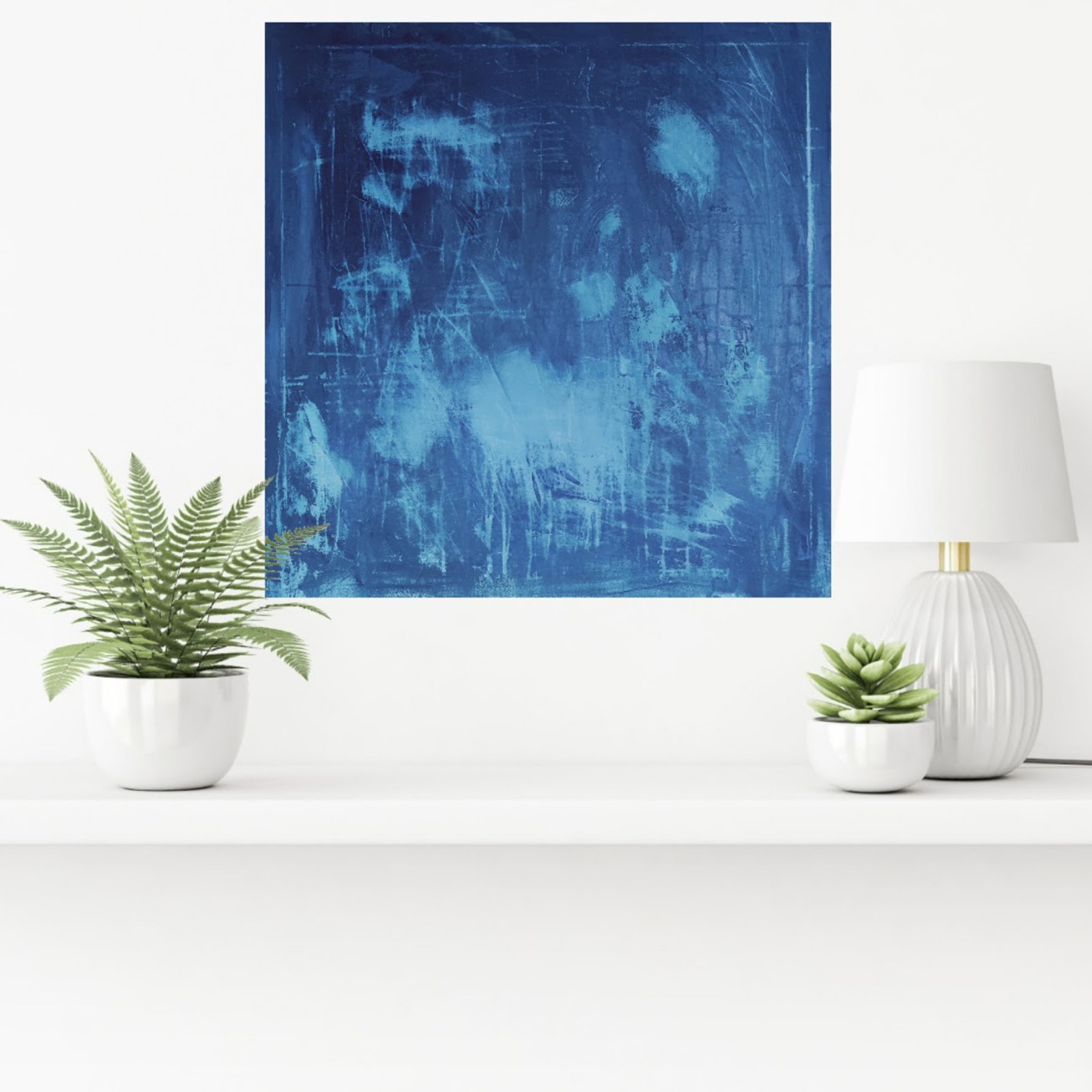 Blå kvadrat - billede 2