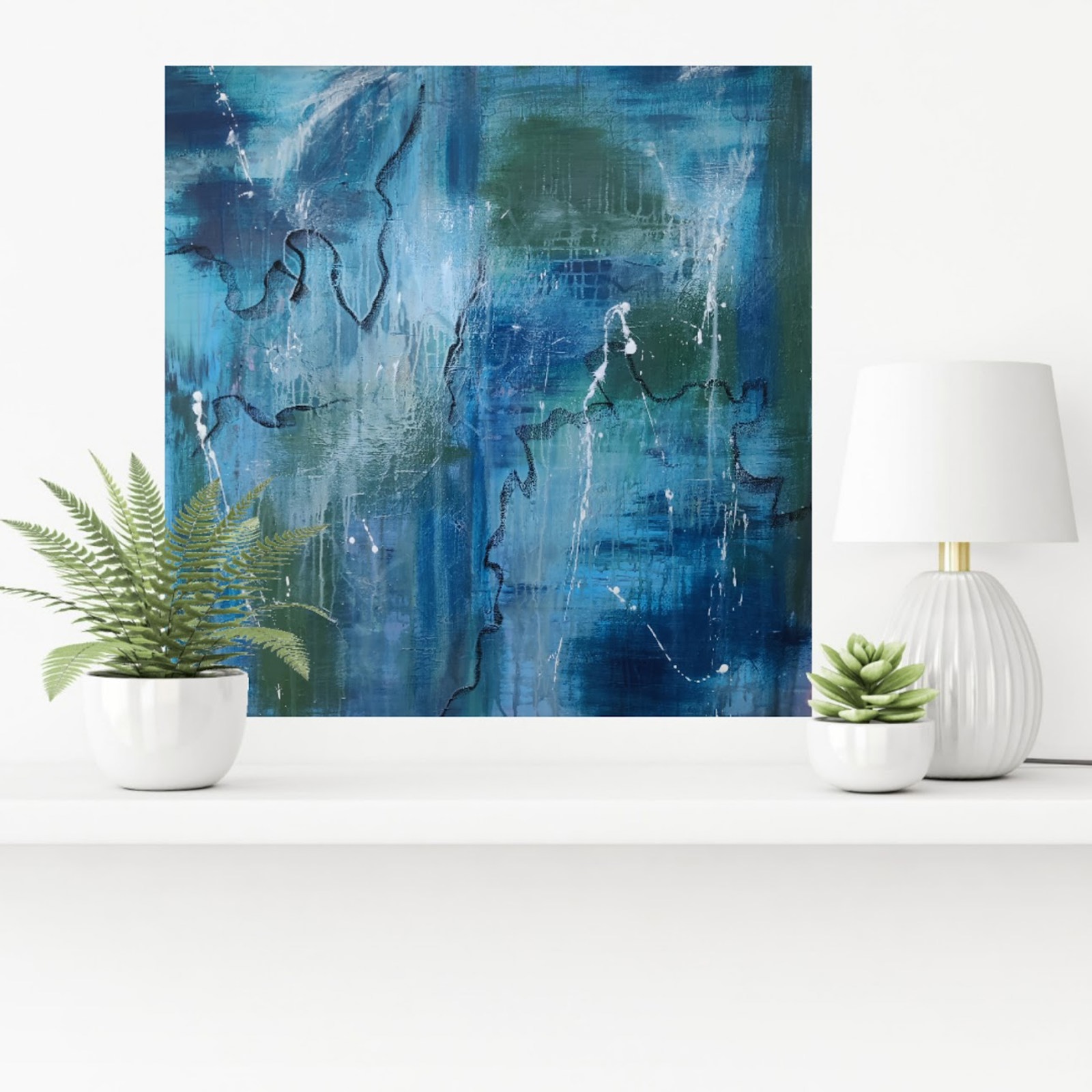 Her er alle de malerier der har fået nye hjem. - billede 1