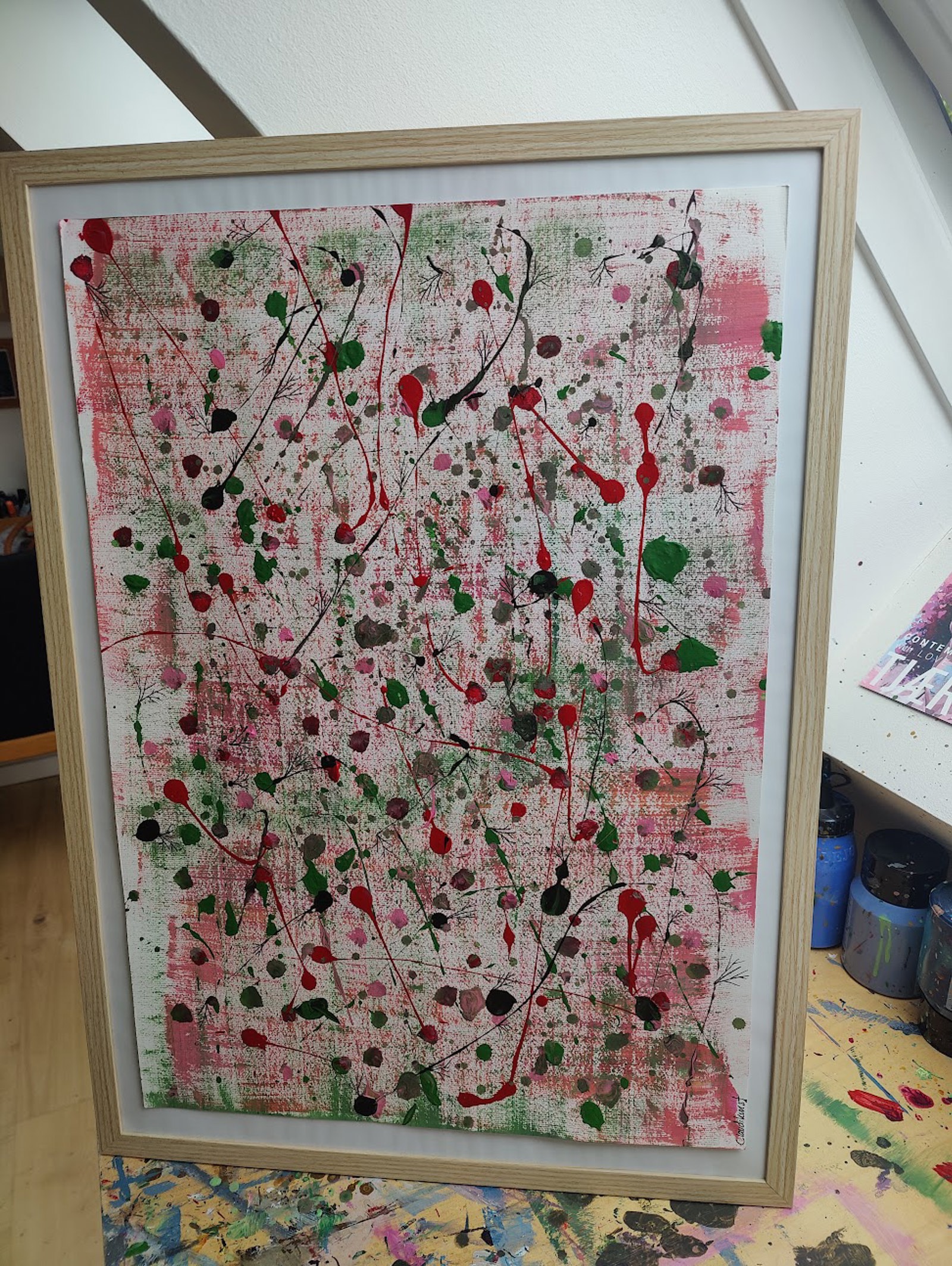 Kunst på mindre lærreder og kunstpapir - billede 2