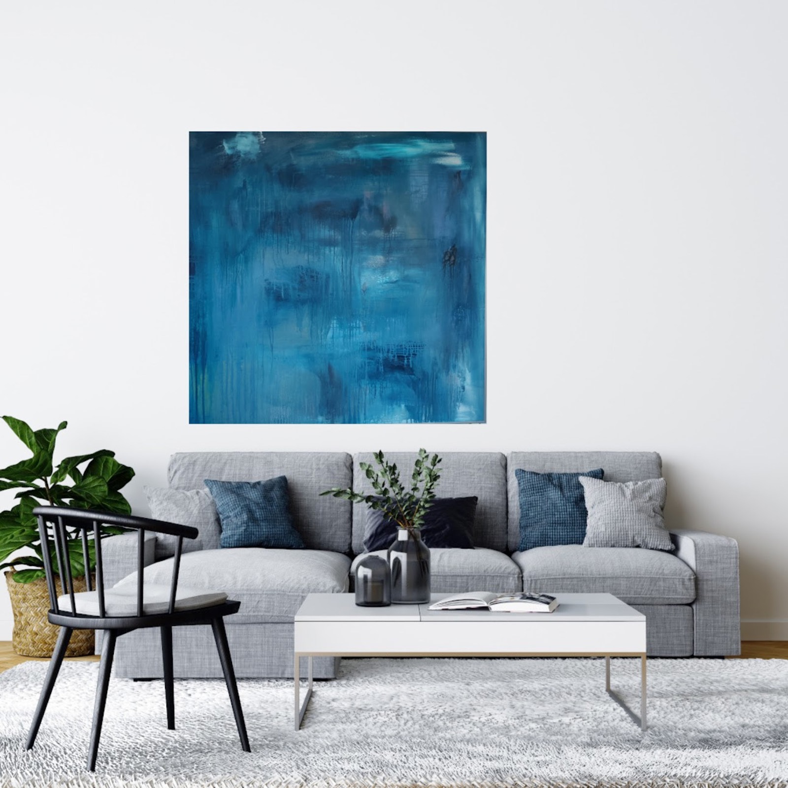 Blå regn - billede 1