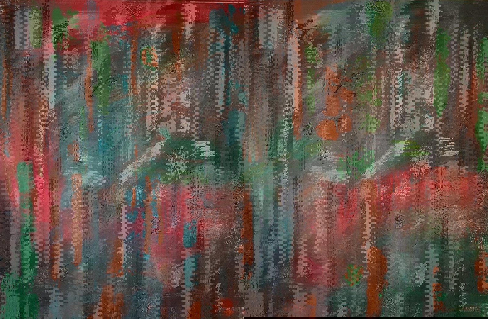 Efterårsfarver hvirvler rundt. - billede 2